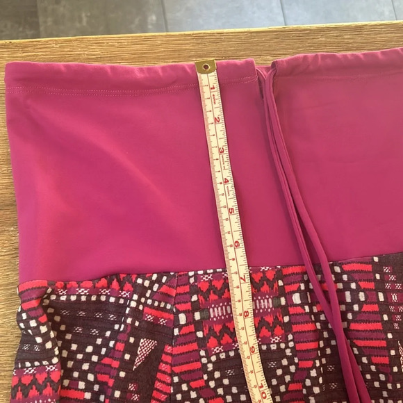 Prana USA Solana Convertible Halter Strapless Dress Geometric Magenta Large. - Picture 7 of 9